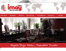 Tablet Screenshot of imayinsaat.com
